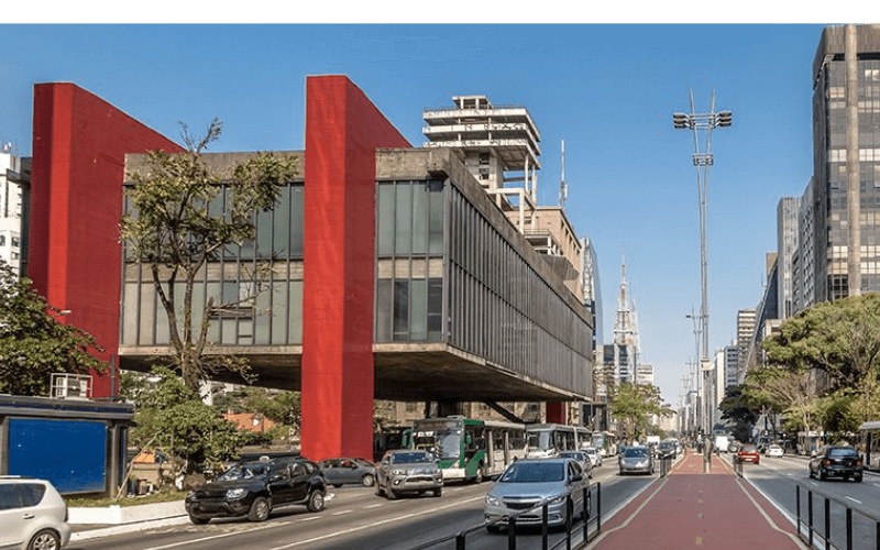 Imagem do MASP e da Avenida Paulista em São Paulo, simbolizando a presença de uma agência de marketing atuante na região.